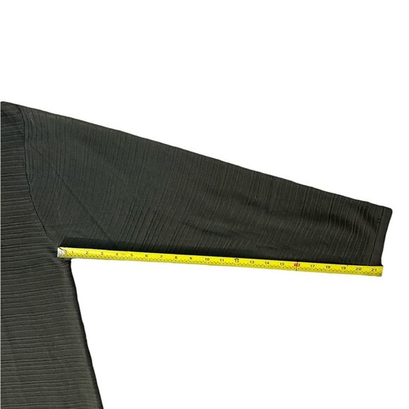 Men’s Dark Grey Long Sleeve Polo Large Classic shirt Dark Academia - Picture 6 of 7